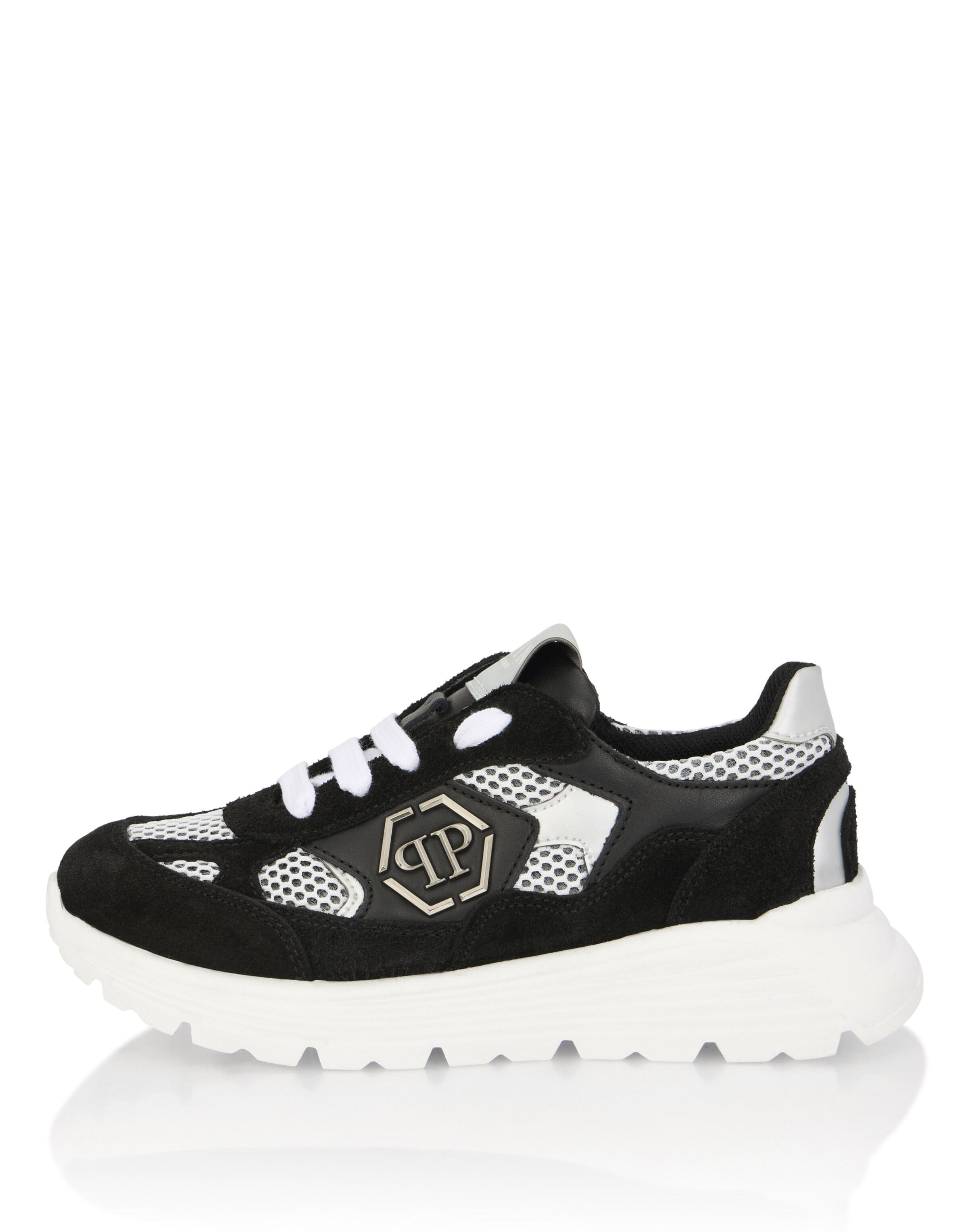 Baskets Philipp Plein en noir : devant