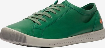 Softinos Sneakers laag in Groen: voorkant