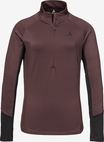 Schöffel Functioneel shirt in Lila: voorkant
