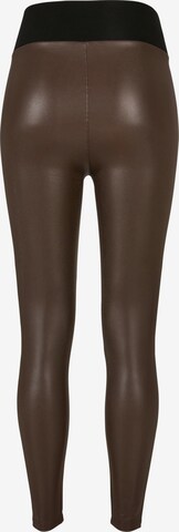 Urban Classics Skinny Legginsy w kolorze brązowy