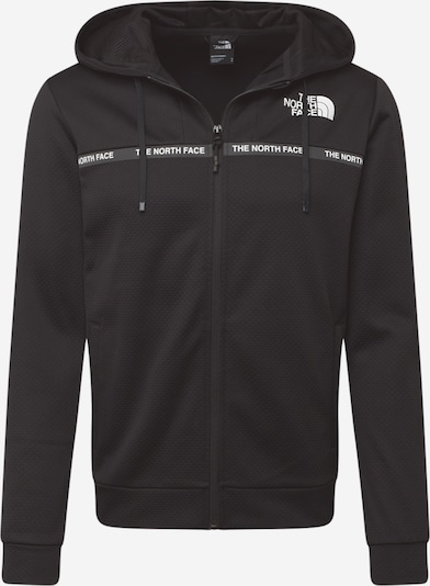 THE NORTH FACE Funktionsjacke 'Train' in schwarz / weiß, Produktansicht