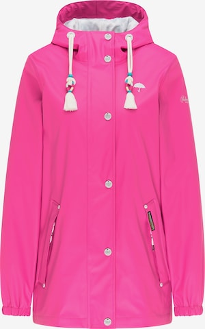 Manteau fonctionnel Schmuddelwedda en rose : devant