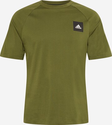 ADIDAS SPORTSWEAR - Camiseta funcional en verde: frente