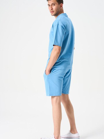 LOUIS LECLER Regular Pants 'Otto' in Blue