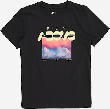 Nike SportswearMajica 'FLY ABOVE' - crna boja: prednji dio