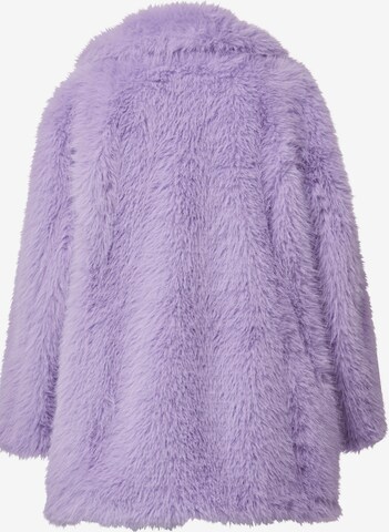 Angel of Style Between-Seasons Coat in Purple