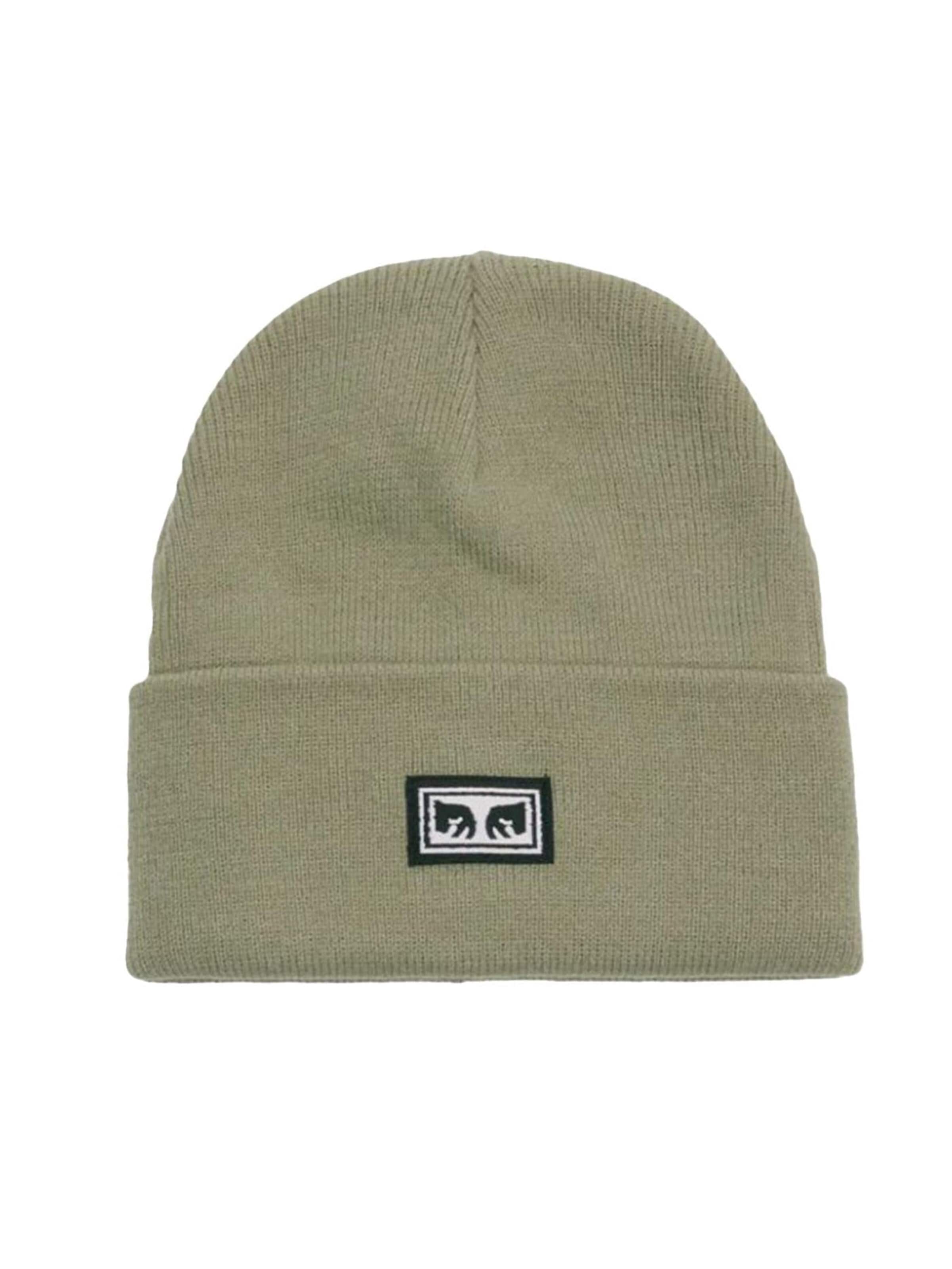 Bonnet 'Icon Eyes Beanie Abbey Stone' Obey en vert : devant