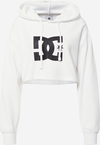 Bluză de molton de la DC Shoes pe alb: față