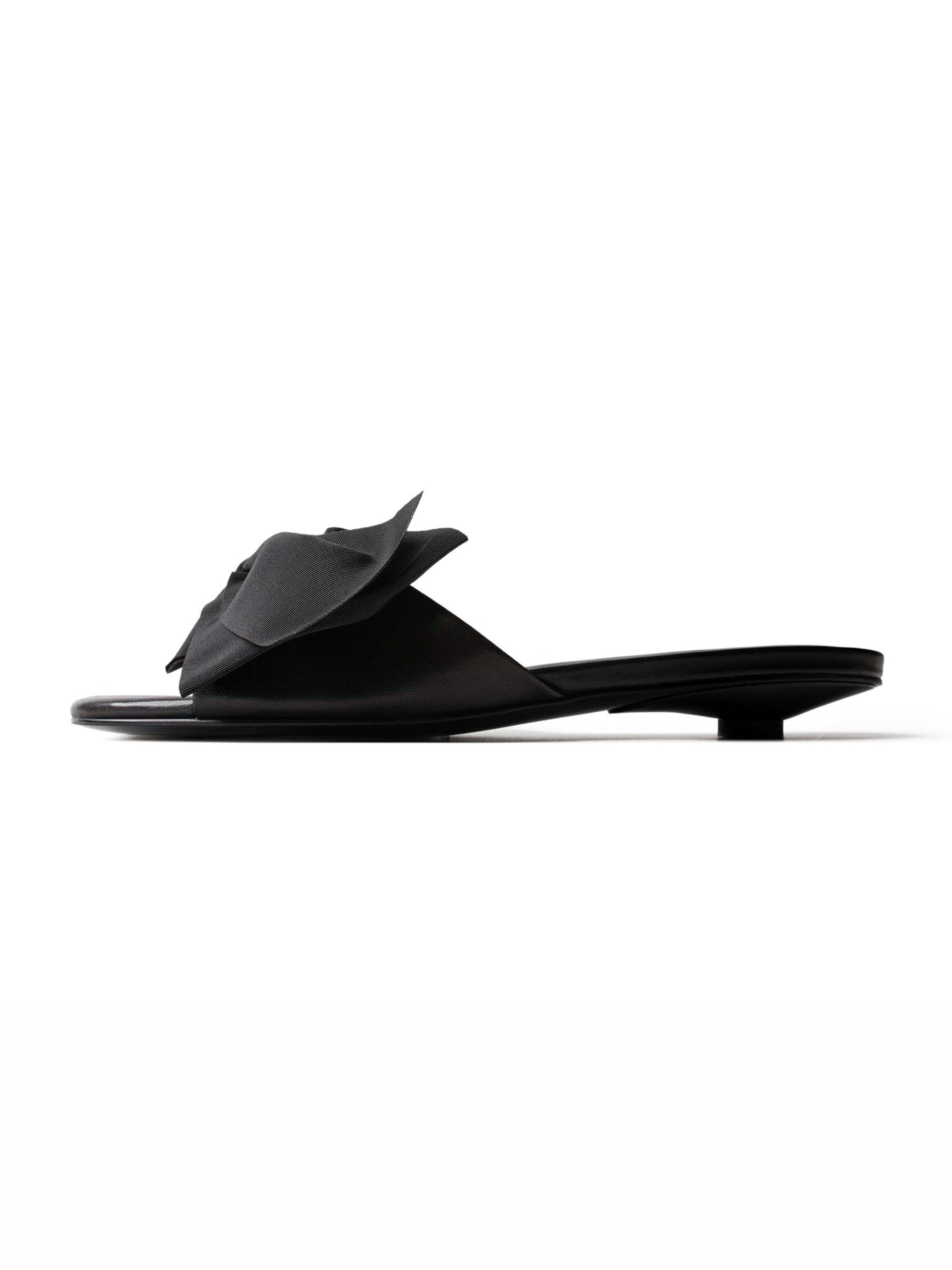 Ciabatta 'THE WAY SUMMER FEELS' in 36 L37 HANDMADE SHOES di colore nero, Visualizzazione prodotti