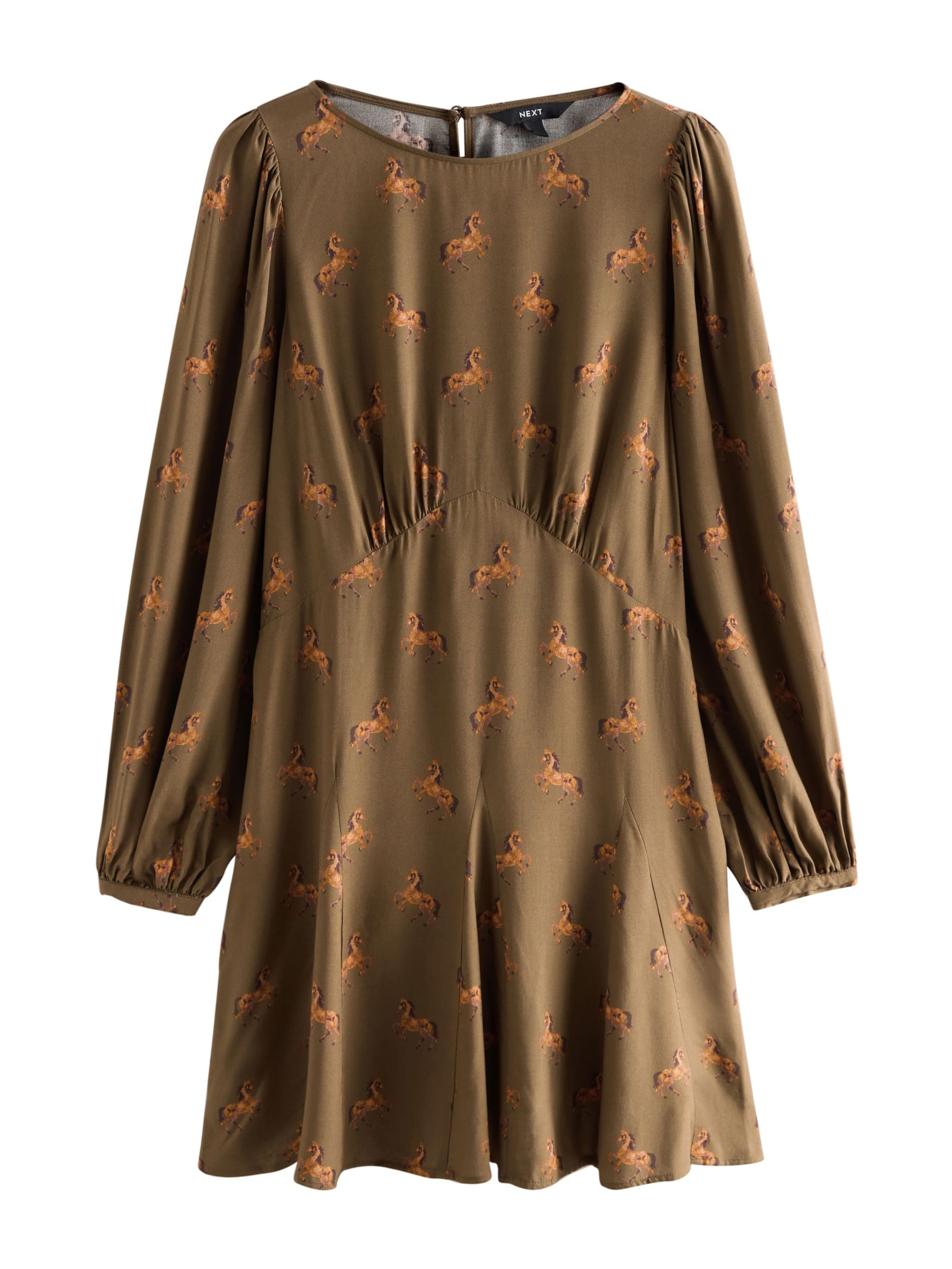 Next Robe en chocolat / umbra / marron chiné, Vue avec produit