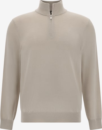 Pull-over Boggi Milano en beige : devant