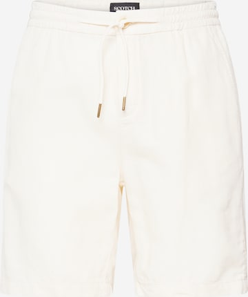 Regular Pantalon SCOTCH & SODA en blanc : devant