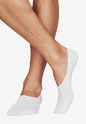 JACK & JONES Ankle Socks in White: front