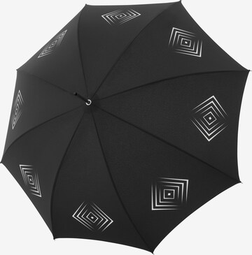 Doppler Manufaktur Umbrella in Black: front