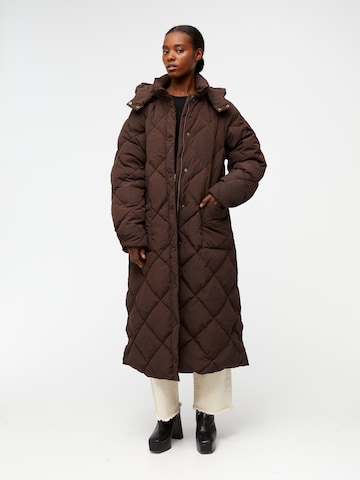 OBJECT Winter Coat 'Ally' in Brown: front