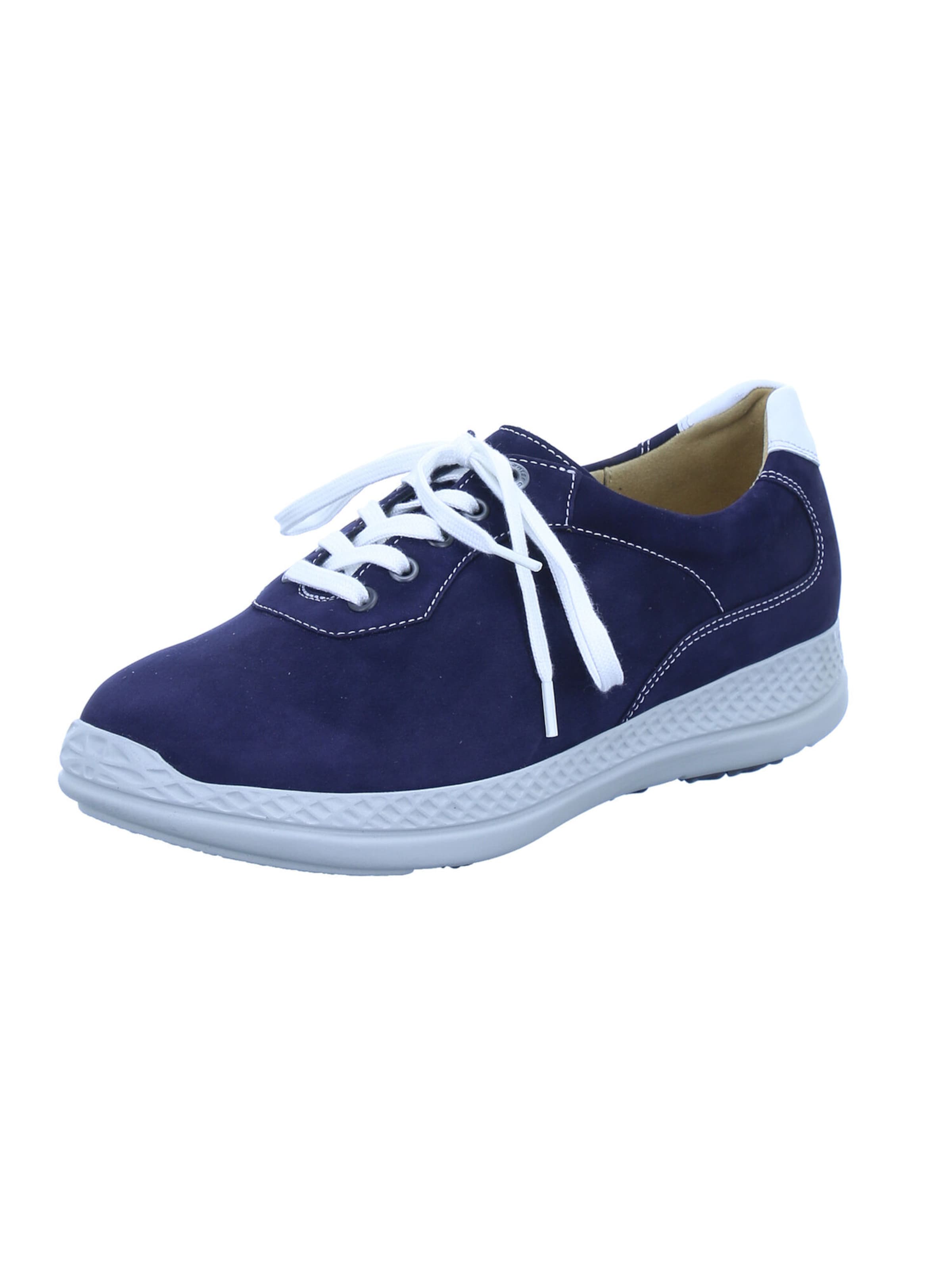 Ganter Lace-Up Shoes 'Karla Luise' in Blue: front