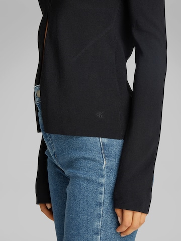 Calvin Klein Jeans Gebreid vest in Zwart