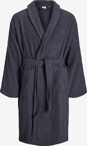 JACK & JONES Short Bathrobe in Grey: front