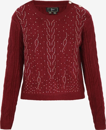 faina - Pullover em vermelho: frente