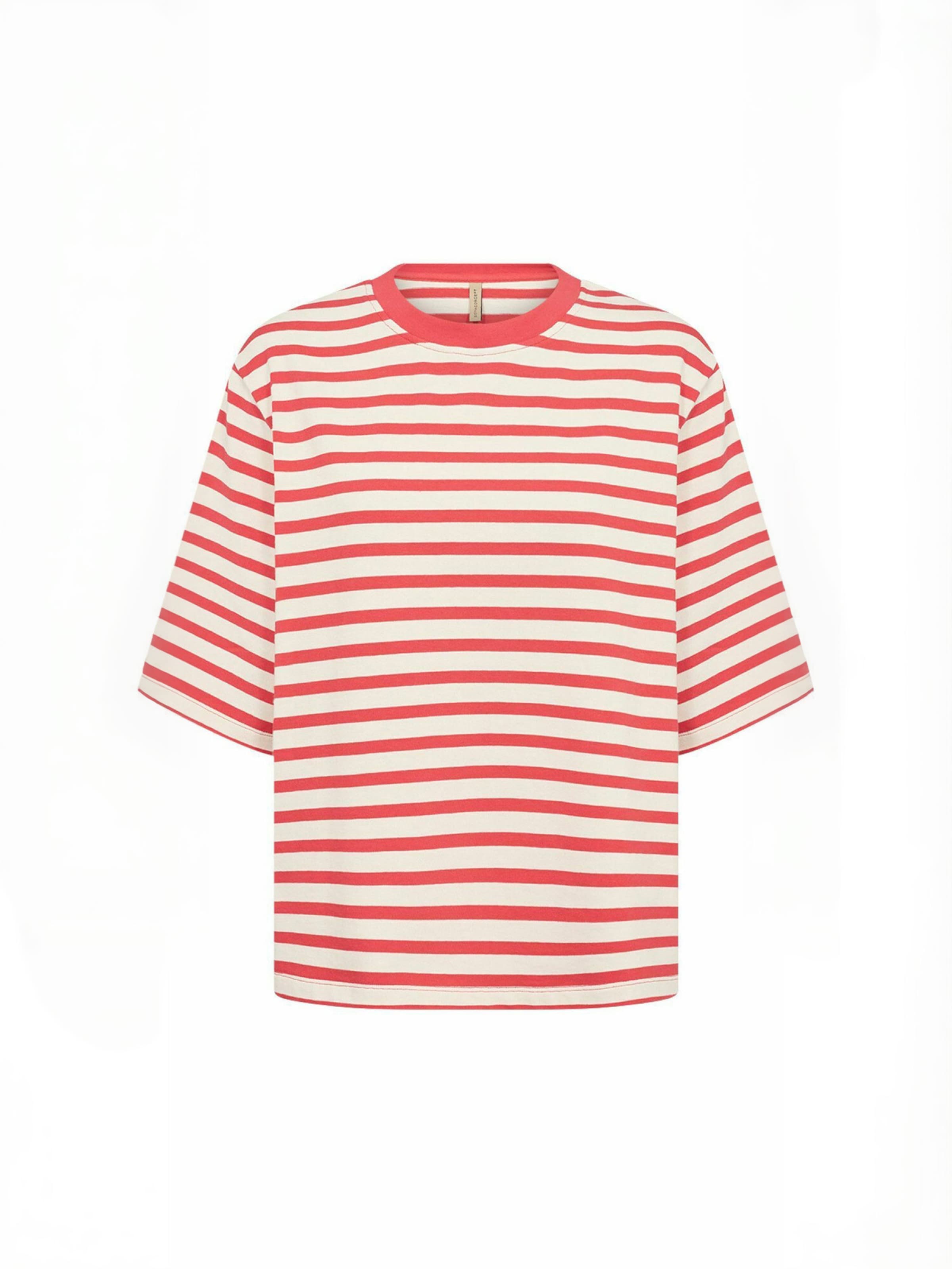 Soyaconcept Shirt 'Fidelia' in L in Bright red / Light red, Item view