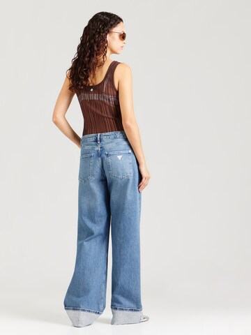 GUESSWide Leg/ Široke nogavice Traperice 'REY' - plava boja