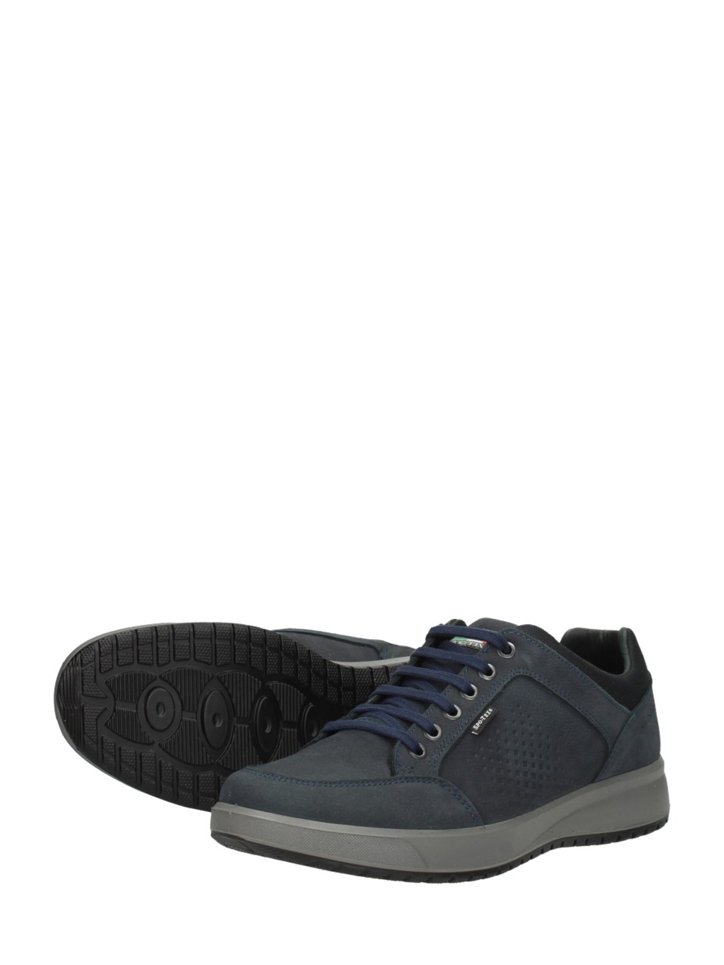 Grisport Veterlaarzen 'Veterschoenen Laag' in Blauw