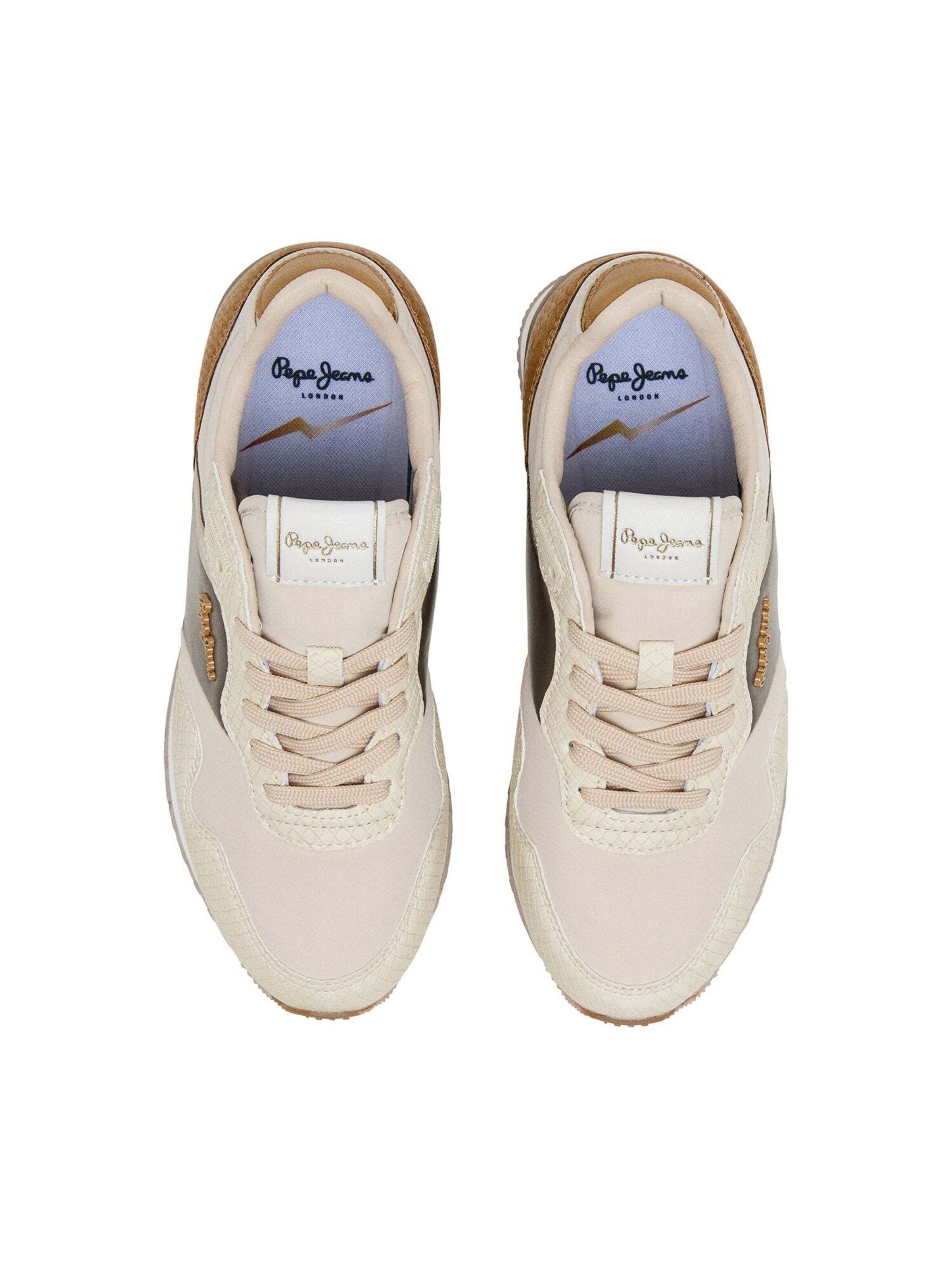 Baskets basses 'London' Pepe Jeans en beige