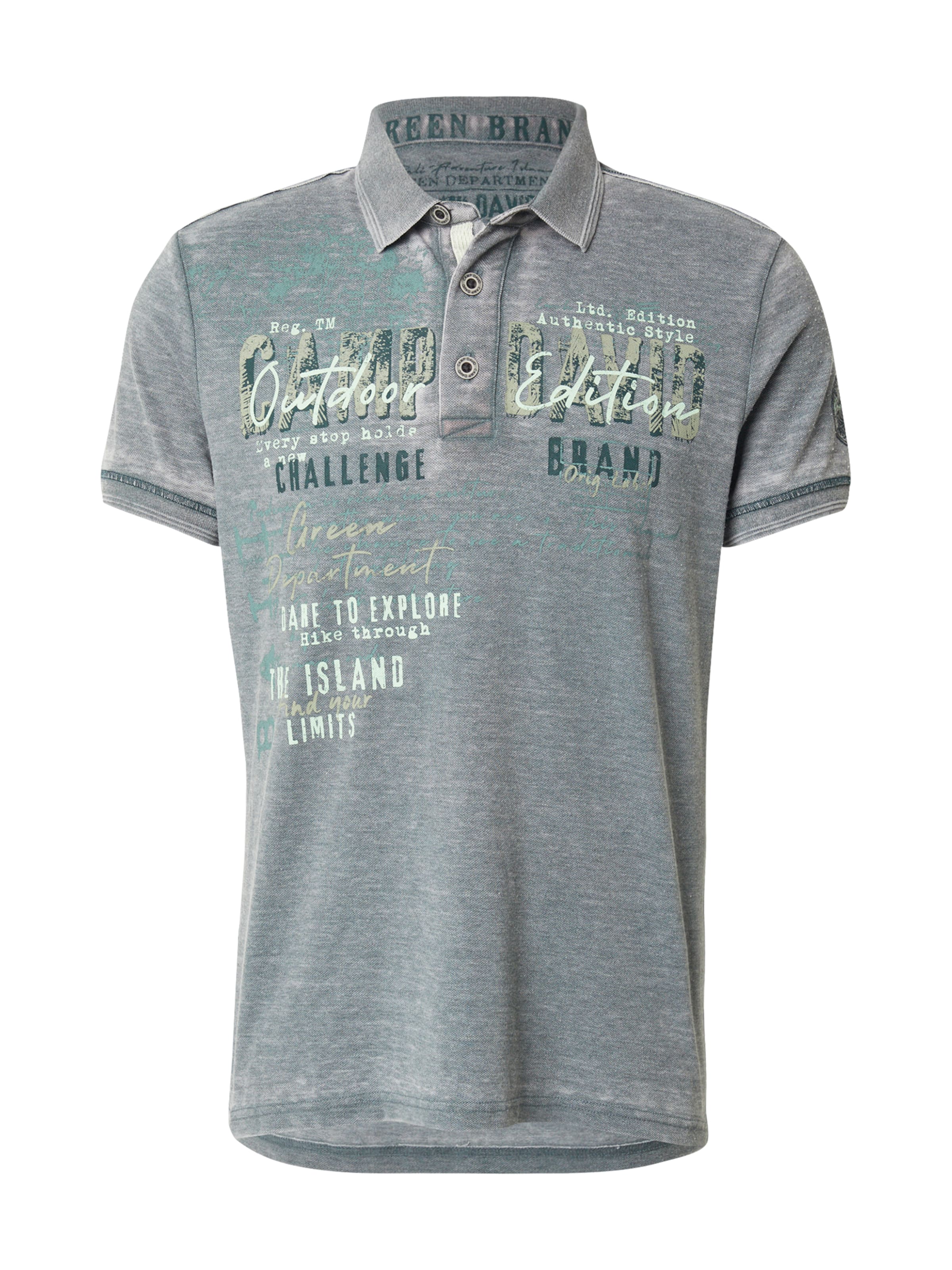 CAMP DAVID Paita värissä vihreä: etupuoli