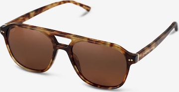 Kapten & Son Sunglasses 'Zurich Oversize Havana Tortoise Brown' in Brown: front