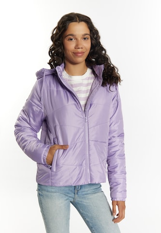 MYMO Between-Season Jacket in Purple: front