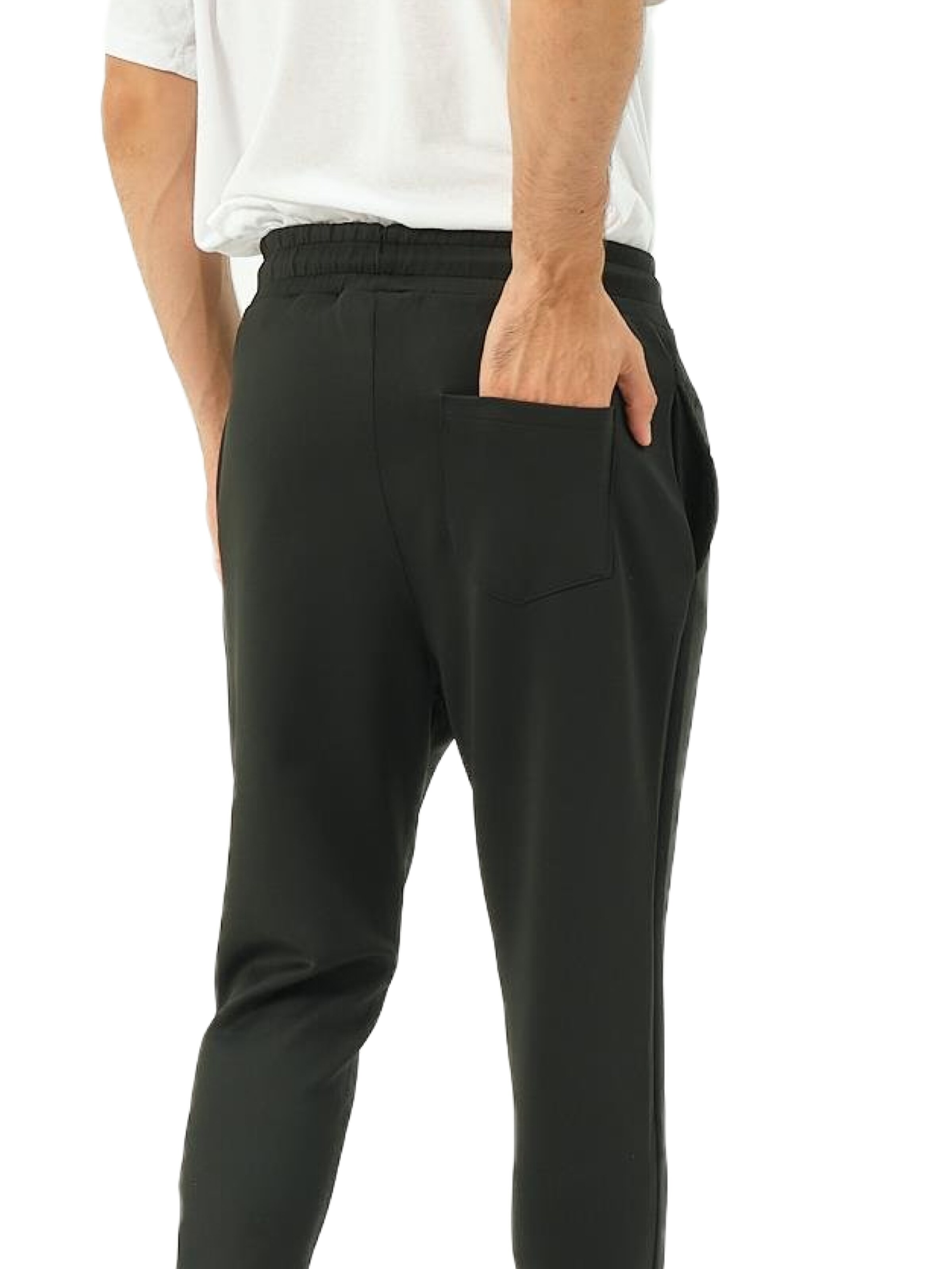 Effilé Pantalon C&City en noir