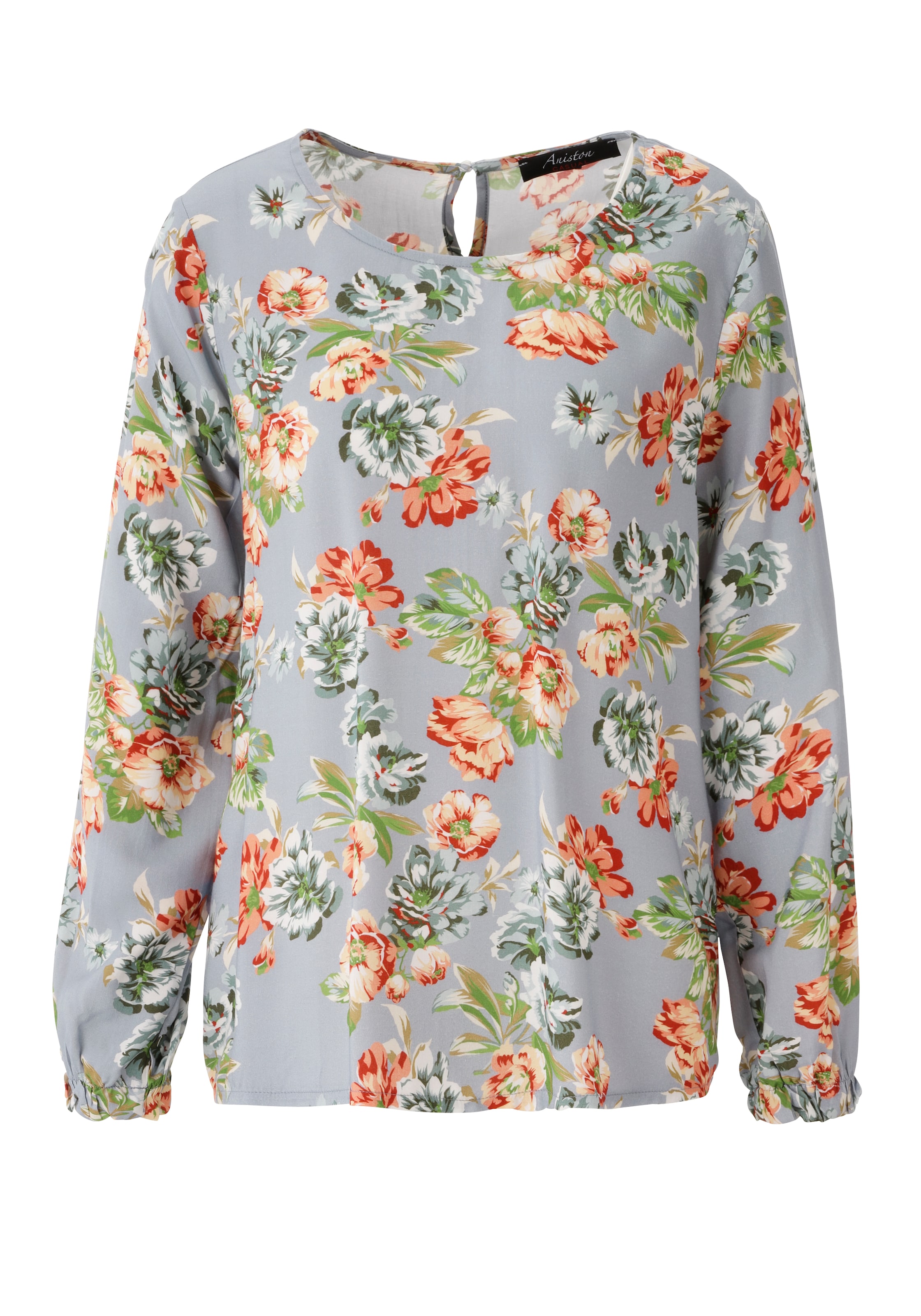 Aniston CASUAL Blouse in Blue: front