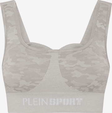 Reggiseno sportivo di Plein Sport in grigio: frontale