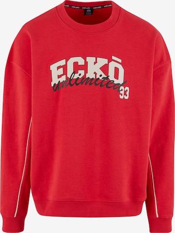 Felpa 'Skyhook' di Ecko Unlimited in rosso: frontale