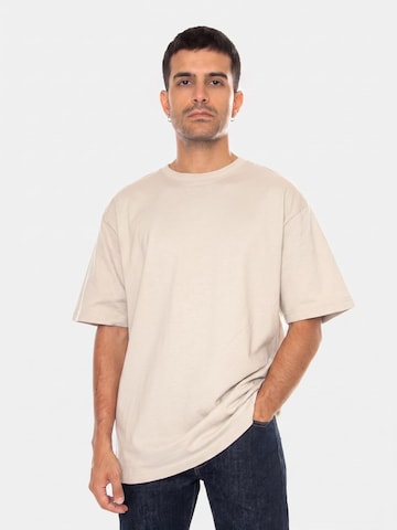 T-Shirt 'ONSFRED LIFE RLX SS TEE NOOS SILVER LINING' Only & Sons en beige : devant