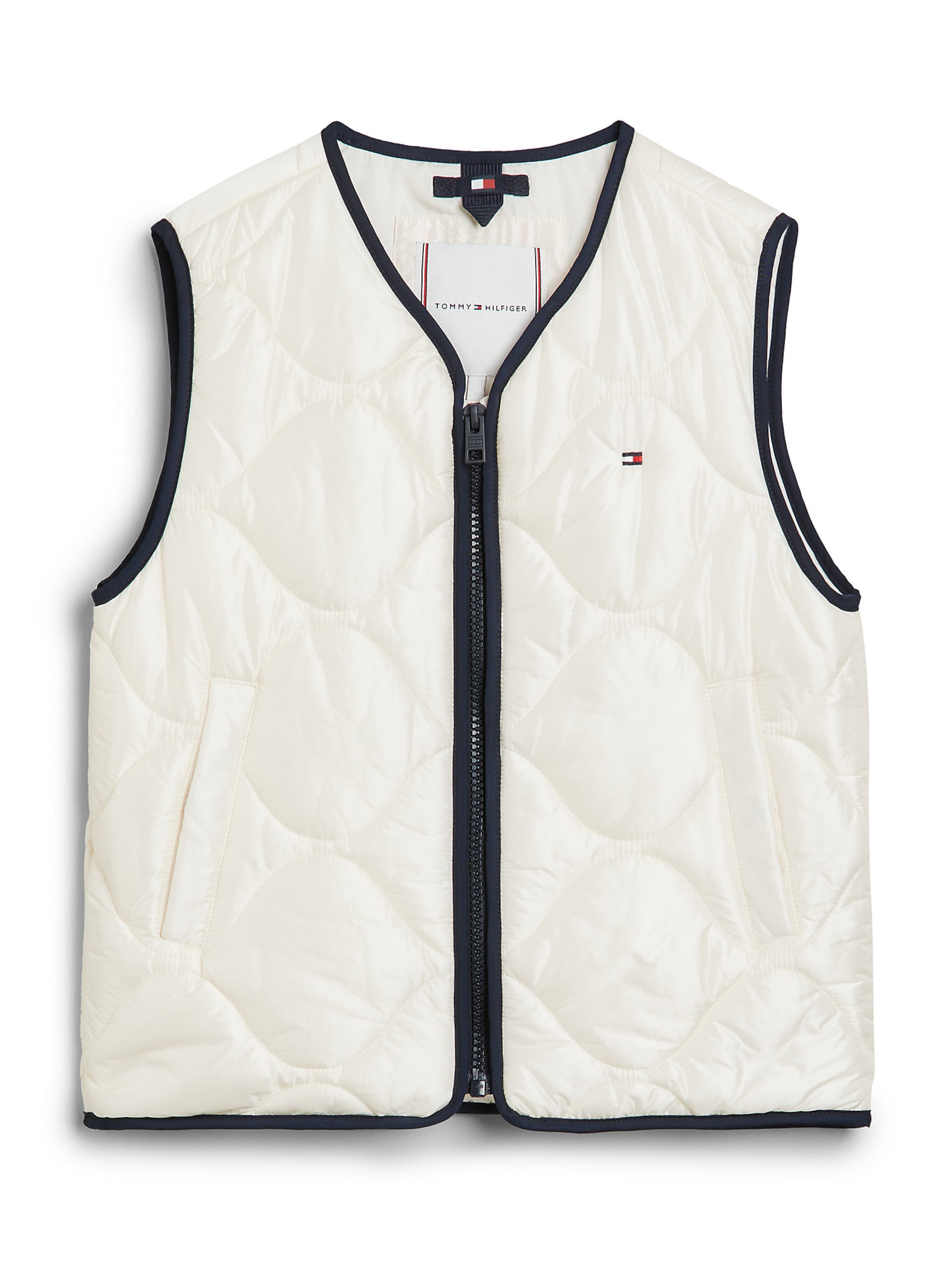 TOMMY HILFIGER Weste in Beige: Vorderseite