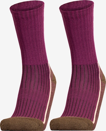 UphillSport Athletic Socks 'SAANA' in Purple