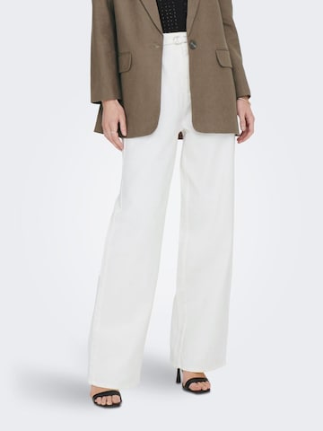 ONLY Wide leg Pants 'Devorah' in White: front