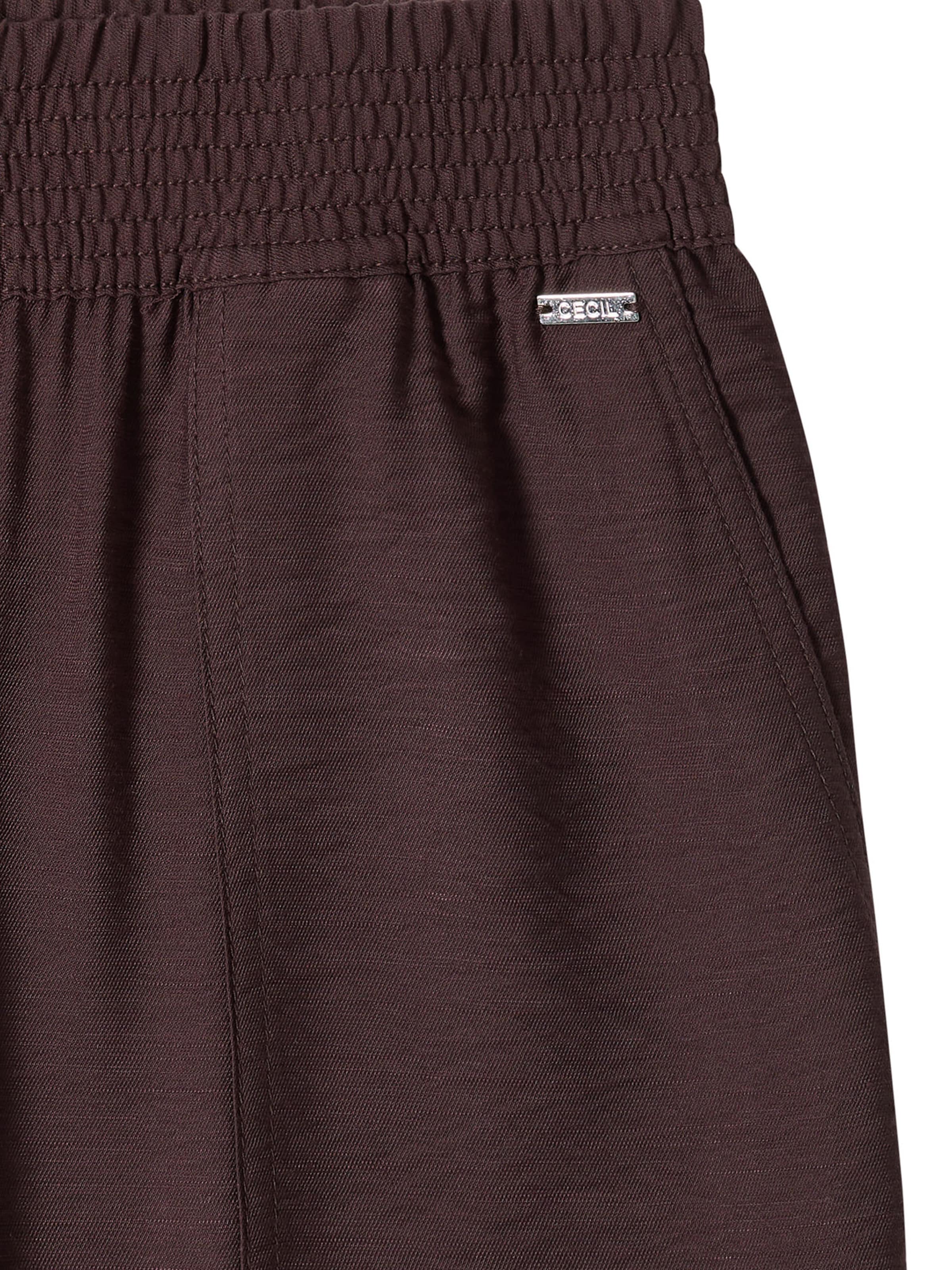 CECIL Slim fit Trousers 'Chelsea' in Brown