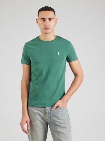 Coupe regular T-Shirt Polo Ralph Lauren en vert : devant