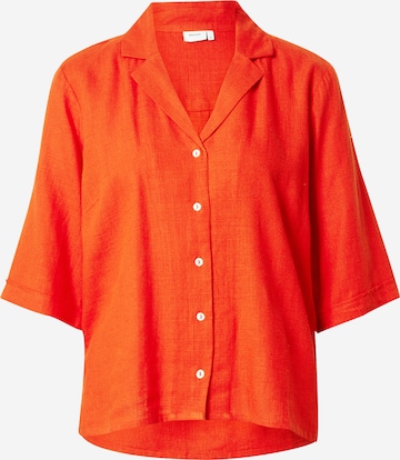 NÜMPH Blouse 'NUZIDA' in Rood: voorkant