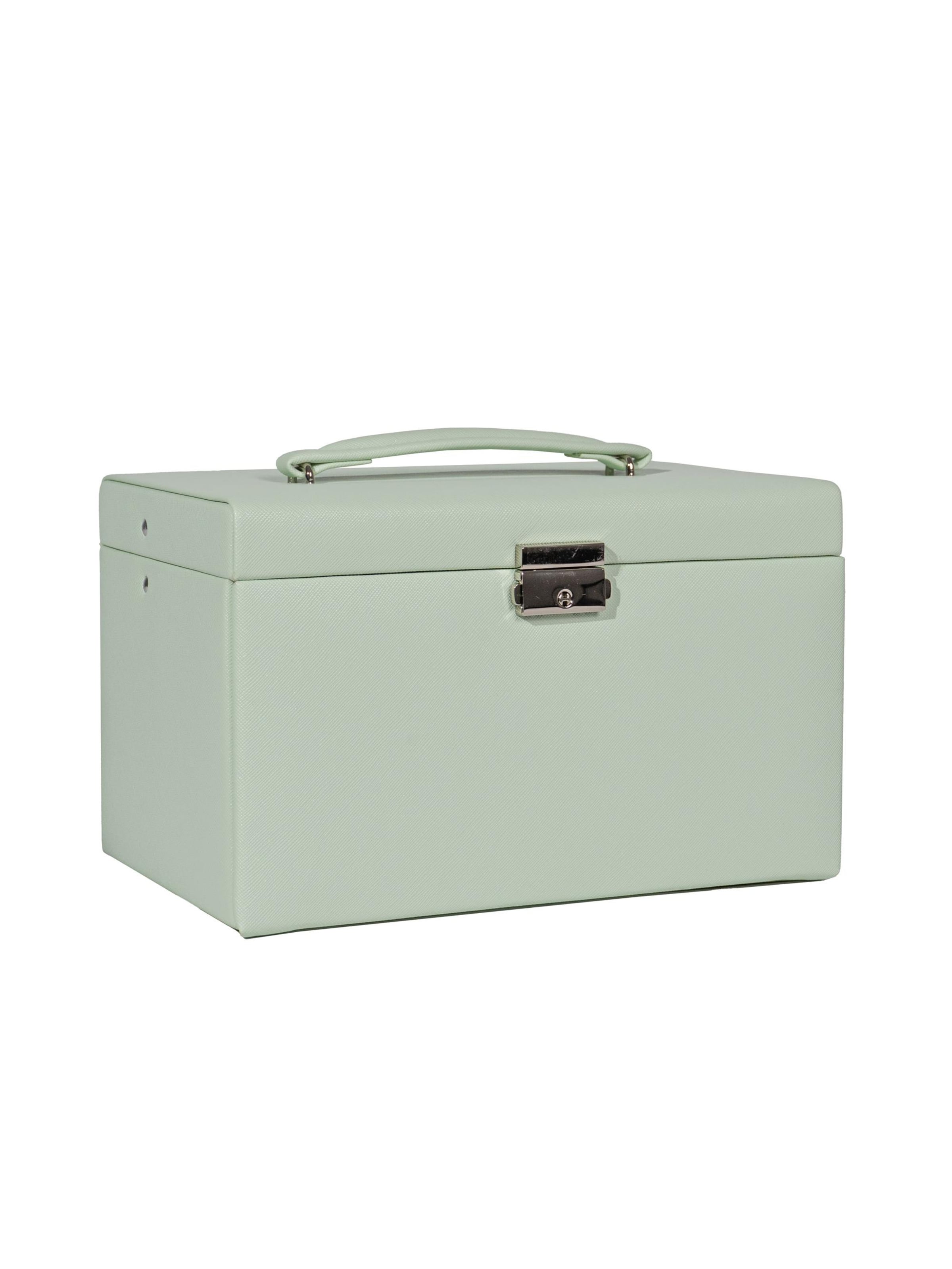 Boîte à bijoux 'JOLIE Schmuckkästchen - Kreuznarben Optik' Friedrich23 en vert