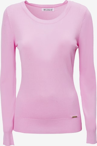 rožinė Influencer Megztinis: priekis