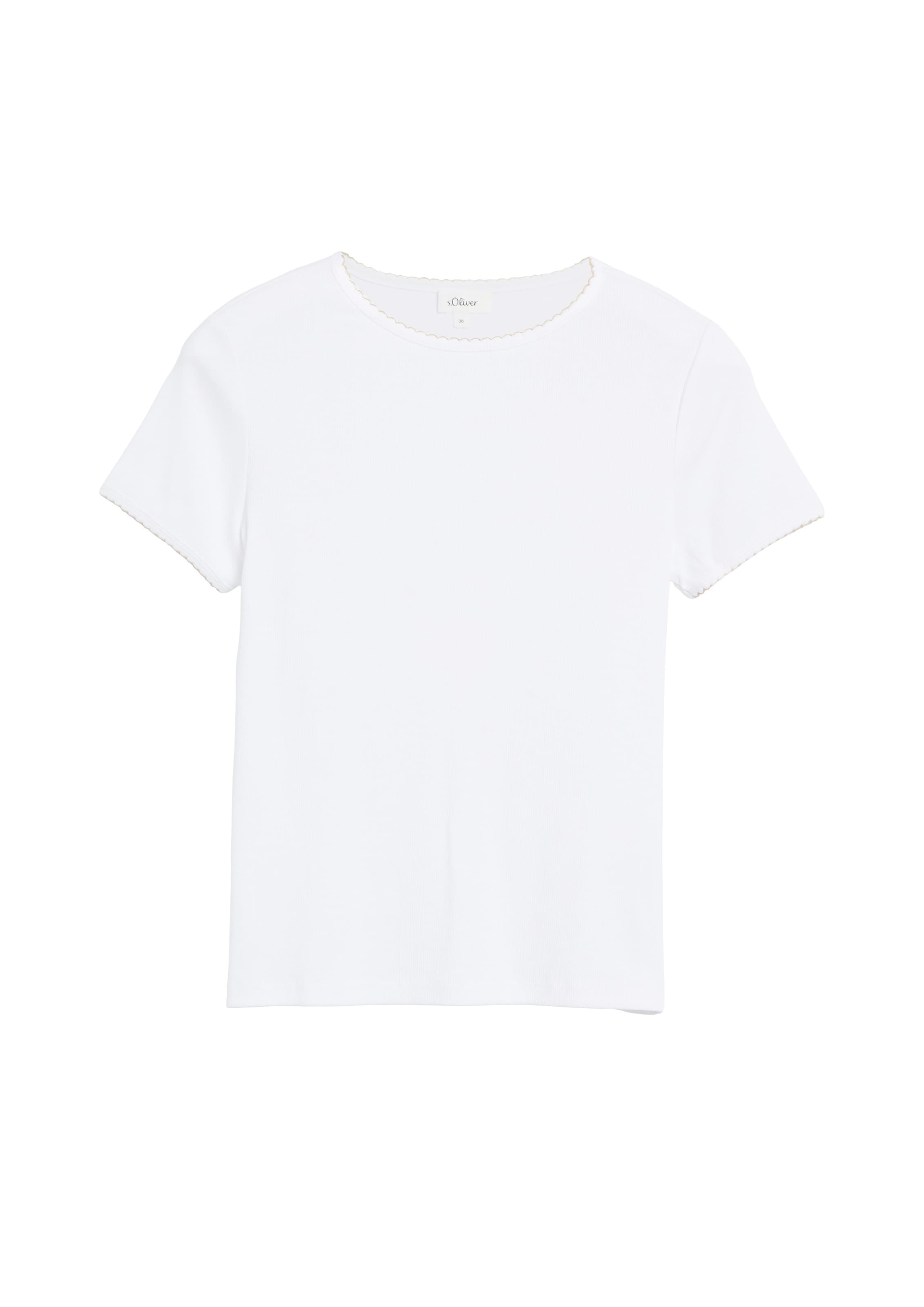 s.Oliver T-Shirt in Weiß: Vorderseite