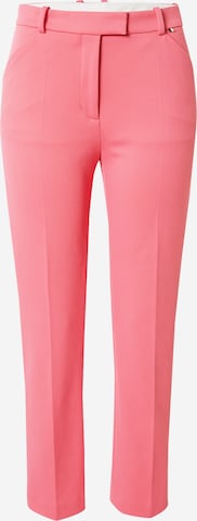 BOSS Black Regular Trousers with creases 'Tatiani' in Pink: front