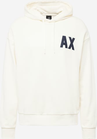 ARMANI EXCHANGE Sweatshirt in Weiß: predná strana