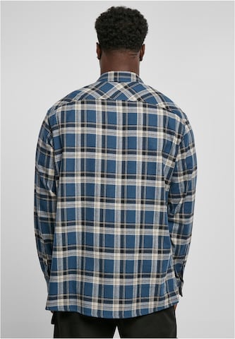 Urban Classics Regular fit Button Up Shirt 'Lake' in Blue