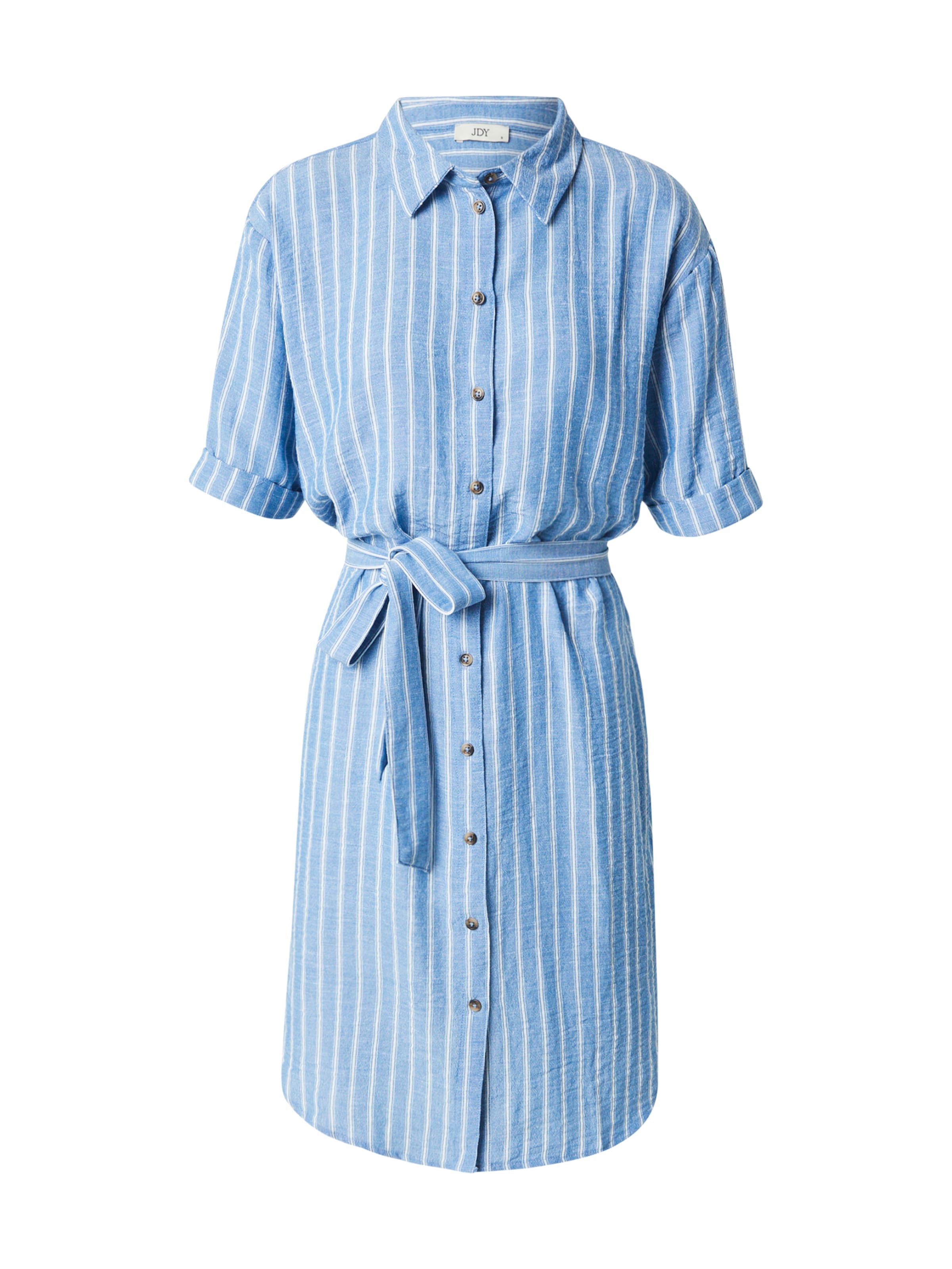 JDY Blusenkleid in hellblau / weiß, Produktansicht