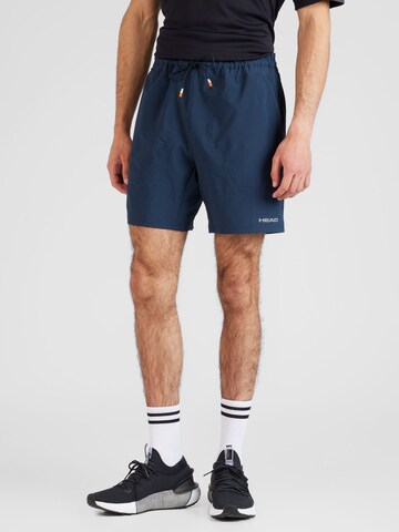 HEAD Normální Sportovní kalhoty 'PADEL' – modrá: přední strana
