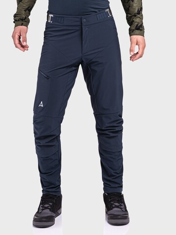 Schöffel Slimfit Sporthose in Blau: Vorderseite